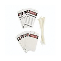 Self-Laminating Accident Prevention Tags, Polyester, 3" W x 5-3/4" H, English SX849 | Dufferin Supply