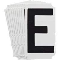 Quick-Align<sup>®</sup> Individual Gothic Number and Letter Labels, E, 4" H, Black SZ993 | Dufferin Supply
