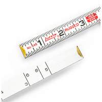 Red End&reg; Masonry Rule, 6' L, Wood, 1/16" Graduations Dufferin Supply