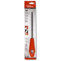 Extra Slim Taper File with Red Handle, Triangle, 6", Single Dufferin Supply