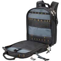 Sacs &agrave; dos pour outils &agrave; 75 pochettes, 13" lo x 17-1/2" la, Noir, Nylon Dufferin Supply