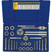 Hanson&reg; Fractional Tap & Hex Die Set, 25 Pieces Dufferin Supply