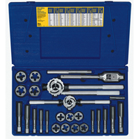 Hanson&reg; Metric Tap & Hex Die Set, 25 Pieces Dufferin Supply