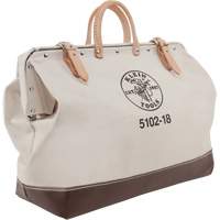 Heavy-Duty 18" Tool Bag, Canvas, 1 Pockets, Beige Dufferin Supply