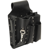 Tool Pouch, Multiple Tool Holder, Leather, 8 Pockets Dufferin Supply