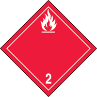 Flammable Gases TDG Shipping Labels, Paper SAX129 | Dufferin Supply