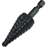 Foret &eacute;tag&eacute; no 3, 1/4" - 3/4", Incr&eacute;ments de 1/16", Acier rapide Dufferin Supply
