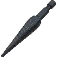 Foret &eacute;tag&eacute; no 1, 1/8" - 1/2", Incr&eacute;ments de 1-3/2", Acier rapide Dufferin Supply