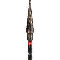 #1 Shockwave Impact Duty Step Drill Bit, 1/2" - 1-1/8" , 1/32" Increments, Titanium Dufferin Supply