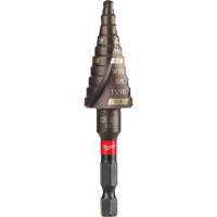 #3 Shockwave Impact Duty Step Drill Bit, 3/16" - 3/4" , 1/16" Increments, Titanium Dufferin Supply