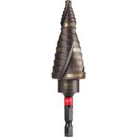 #8 Shockwave Impact Duty Step Drill Bit, 1/2" - 1" , 1/16" Increments, Titanium Dufferin Supply
