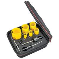 Plumber's Deep Cut Hole Saw Kit, 10 Pieces Dufferin Supply