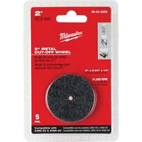 M12 Fuel Right Angle Die Grinder Cut-Off Wheels, 2" x 0.04", 1/4" Arbor, Type 1, Aluminum Oxide, 21000 RPM Dufferin Supply
