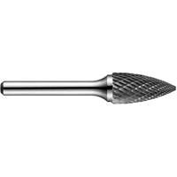Pointed Tree Rotary Burr, SG-50DC, 1/2" Dia., 1/4" Shank, 1" Depth of Cut Dufferin Supply