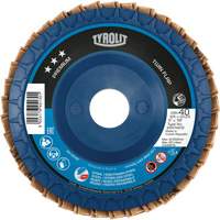 Twin Flap Disc, 4-1/2" x 7/8", Type 27, 40 Grit, Ceramic/Zirconia Alumina Dufferin Supply
