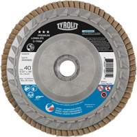 Long Life C-Trim Flap Disc, 4-1/2" x 5/8"-11, Type 27, 40 Grit, Zirconia Alumina Dufferin Supply