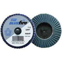 Mini-disque &agrave; lamelles R884P BlueFire, 3" x Type 27, Grain P40, Alumine de zirconium Dufferin Supply
