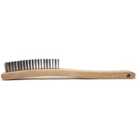 Brosse de nettoyage, Acier inoxydable, 4 x 19 rangs de fils, Longueur 13-11/16" Dufferin Supply
