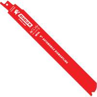 Reciprocating Blade for Auto Dismantling, Bi-Metal, 10-14 TPI, 9" L x 1" W Dufferin Supply