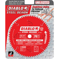 Lame de scie &agrave; d&eacute;couper Steel Demon, 7-1/4", 70 dents, Pour M&eacute;tal Dufferin Supply