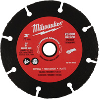 Carbide Abrasive Blade, 3" x 3/8" Arbor, Silicon Carbide, 20000 RPM Dufferin Supply