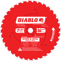 Lame de scie Cermet II Steel Demon, 7-1/4", 36 dents, Pour M&eacute;tal Dufferin Supply