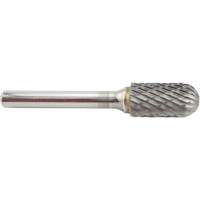 Cylinder Shape Radius End Carbide Shipyard Bur, SC-5, 1/2" Dia., 1" Depth of Cut Dufferin Supply