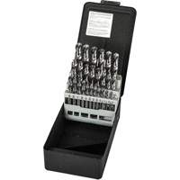 Stub Length Drill Bit Set, 29 Pieces, High Speed Steel Dufferin Supply