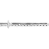 Economy Precision Flexible Ruler, 6" L, Steel Dufferin Supply