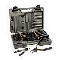 12-Piece Fixed Tip Convertible Snap Ring Plier Set Dufferin Supply