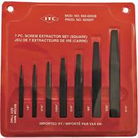 ISE-7 7-Piece Square Screw Extractor Set, For Screw Size 1/8" - 9/16" Dufferin Supply
