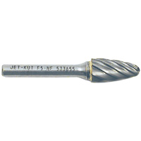 F5-NF 1/4" Round Nose Shape Bur for Aluminum/Non-Ferrous Materials, 1/2" Dia. Dufferin Supply