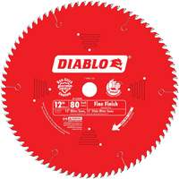 Lames de scie pour entrepreneur - Lames de scie finition fine, 12", 80 dents, Pour Bois Dufferin Supply
