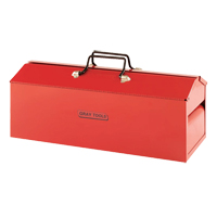 Tool Box, 8-13/20" D x 21-3/10" W x 9" H, Red Dufferin Supply