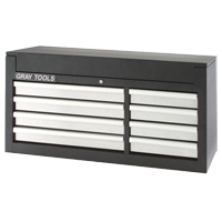 Top Chest - 8 Drawers, 53-3/8" W, 8 Drawers, Black Dufferin Supply