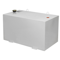 R&eacute;servoir de transfert pour carburant en acier, Acier, Capacit&eacute; 100 gal., Blanc Dufferin Supply