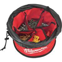 Parachute Organizer Bag, 11-4/5" L x 11-4/5" W x 11" H, Nylon, Black/Red Dufferin Supply