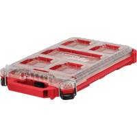 Packout Compact Low-Profile Organizer, 16-2/5" x 9-3/4" x 2-1/2", Black/Red Dufferin Supply