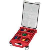 Packout Compact Low-Profile Organizer, 16-2/5" x 9-3/4" x 2-1/2", Black/Red Dufferin Supply