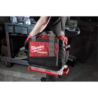 Packout Compact Low-Profile Organizer, 16-2/5" x 9-3/4" x 2-1/2", Black/Red Dufferin Supply
