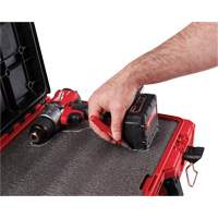 Packout Tool Case with Customizable Insert, 20-7/10" x 15-1/5" x 6-1/5", Black/Red Dufferin Supply