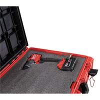 Packout Tool Case with Customizable Insert, 20-7/10" x 15-1/5" x 6-1/5", Black/Red Dufferin Supply
