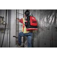 Packout Backpack, 15-3/4" L x 11-4/5" W, Black/Red, Ballistic Dufferin Supply