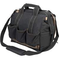 Porte-outils &agrave; compartiments multiples, Polyester, 33 pochettes, Noir Dufferin Supply