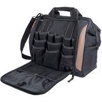Porte-outils &agrave; compartiments multiples, Polyester, 33 pochettes, Noir Dufferin Supply