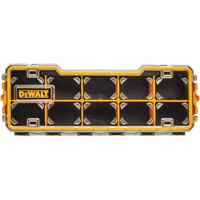 Compartment Pro Organizer, 6-5/8" W x 17-5/8" D x 2-7/8" H, Black/Yellow Dufferin Supply