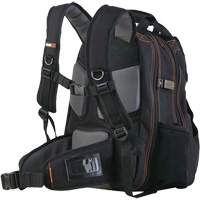 Arsenal&reg; 5843 Tool Backpack, 13-1/2" L x 8-1/2" W, Black, Polyester Dufferin Supply