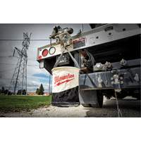 Utility Bucket, 11-4/5" L x 11-4/5" W x 14-3/5" H, Canvas, Beige/Black Dufferin Supply