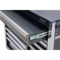 Industrial Tool Cart, 11 Drawers, 41" W x 18-3/4" D x 39-1/3" H, Black Dufferin Supply