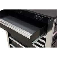 Heavy-Duty Tool Cart, 7 Drawers, 28" W x 22" D x 42-3/8" H, Black Dufferin Supply